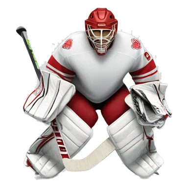 Hockey goalie sticker