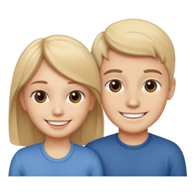 Sister brother sticker