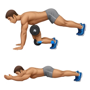 side-view guy weighted glute-bridges sticker