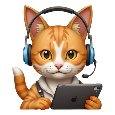 A cat playing fortnite sticker