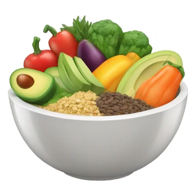 bowl of healthy food sticker