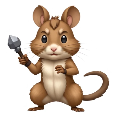Degu playing brawlstars sticker