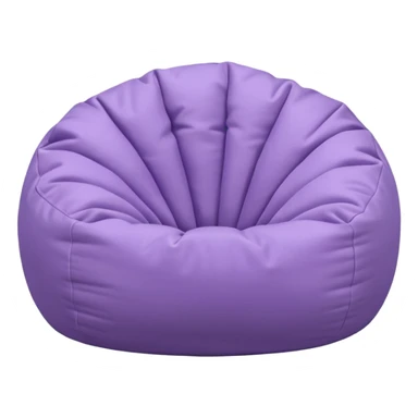 Light pastel  purple bean bag sticker