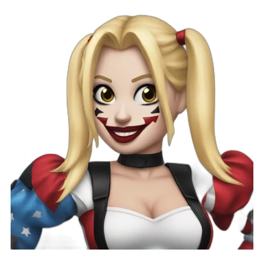 Trump as Harley quinn sticker