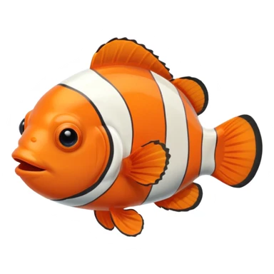 Clown fish in an aquarium sticker