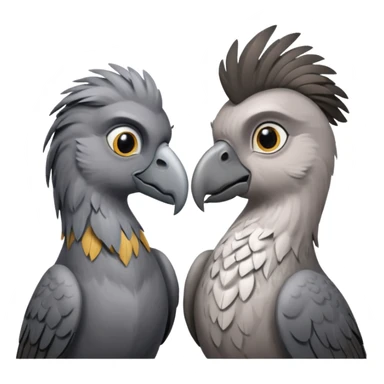 buckbeak and harry potter sticker