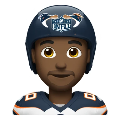 nfl player  sticker