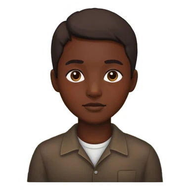 Un noir dans un champs sticker