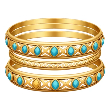 Indian bangles sticker