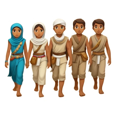 Desert Nomad Travelers sticker