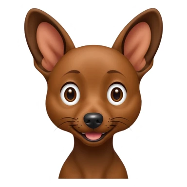 Xoloitzcuintle Dog silly goofy expression sticker
