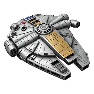 Star Wars millennium falcon sticker