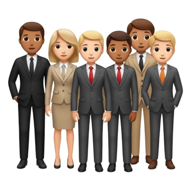 group of people, media agency sticker