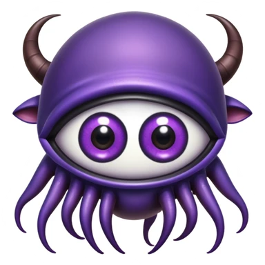 👁️+🦑+👾+🐮 sticker