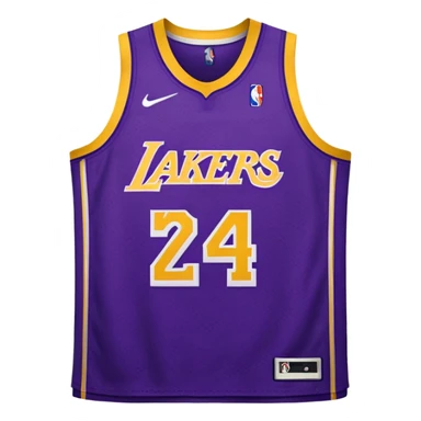 los angeles lakers jersey sticker