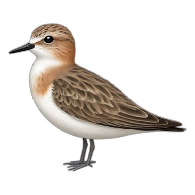 red necked stint sticker