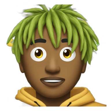 Juice wrld fumant du cannabis sticker