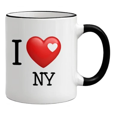 i heart ny mug sticker