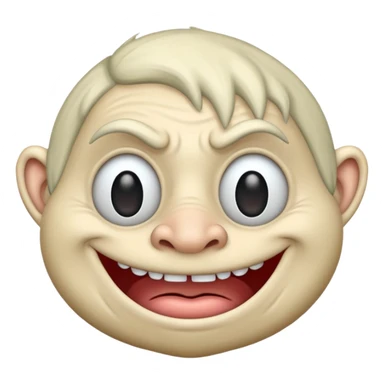 Troll face blown up sticker