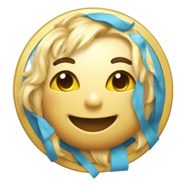 A verified badge that is blue and for tiktok sticker