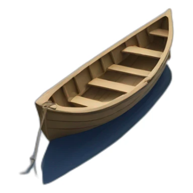 boat on a lake sticker