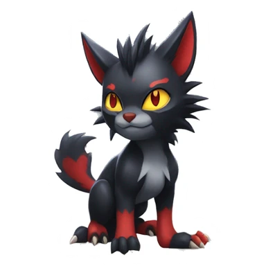  Kawaii Edgy Cool Beautiful Nargacuga-Torracat-Litten-Zorua-Zoroark full body sticker