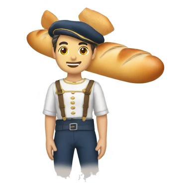 french bagette sticker