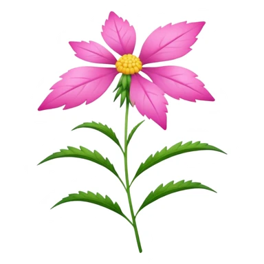 Pink weed  sticker