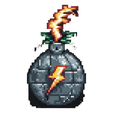 bomb power up sticker