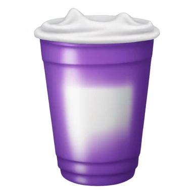 Double cup white of purple drink sticker