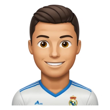 Cristiano Ronaldo football emojis sticker