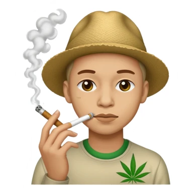 TED smoking weed sticker