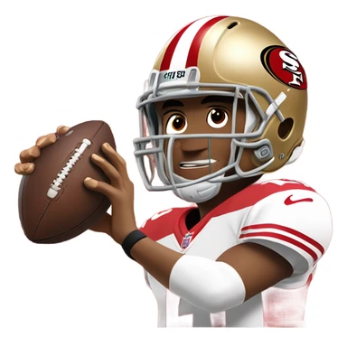 San Francisco 49ers quarterback  sticker