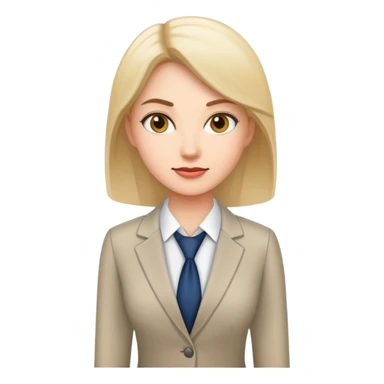female HR manager in business attire sticker