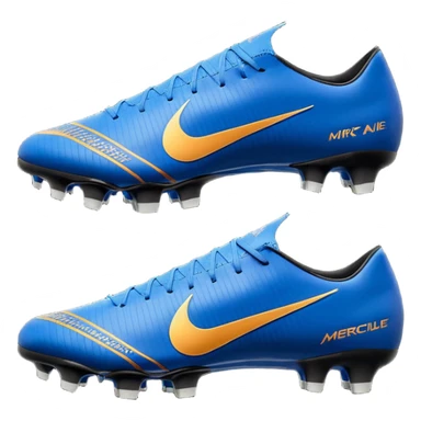 Unas Nike Mercurial vapor 16 elite sg del 2026 negras y con el logo azul sticker