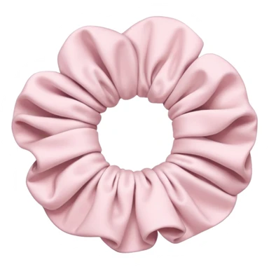 Pale pink Scrunchie  sticker