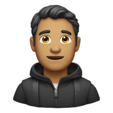 homme chauve etonné  sticker