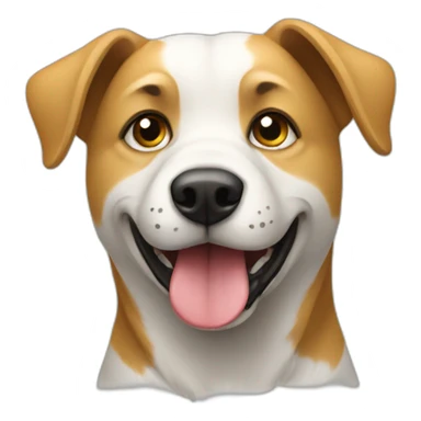 dog with Ukrainian symbol sticker