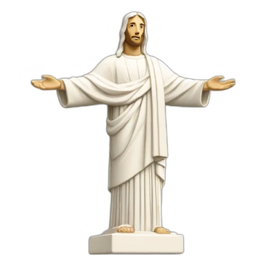 The statue of Christ the Redeemer sticker