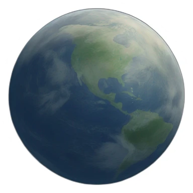 the earth around the moon sticker