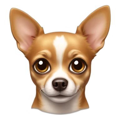 chihuahua brown and caramel sticker