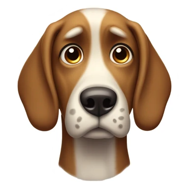 Sad dog saying I’m sorry  sticker