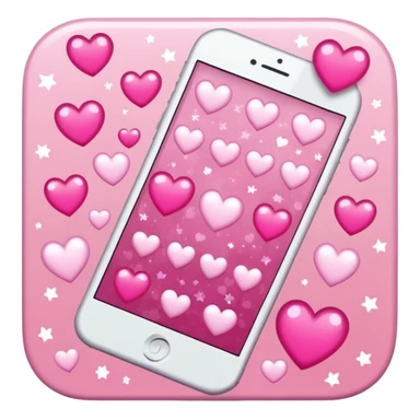 mix light pink dark pink and white girly gamer app sticker
