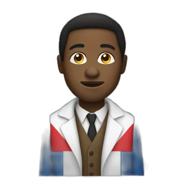 black man with czech flag sticker