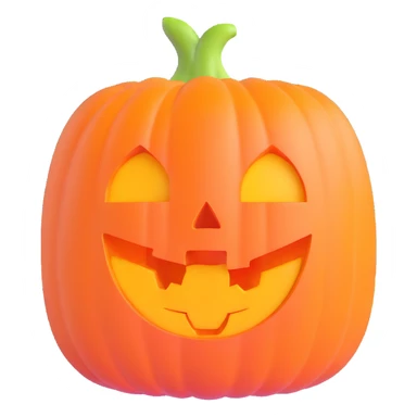 sweet pumpkin fruit, no face, no jack-o-lantern sticker