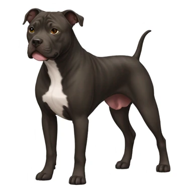 American pitbull terrier dark brindle sticker