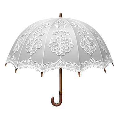 Lace umbrella  sticker