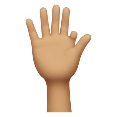 A person raising his hand sticker
