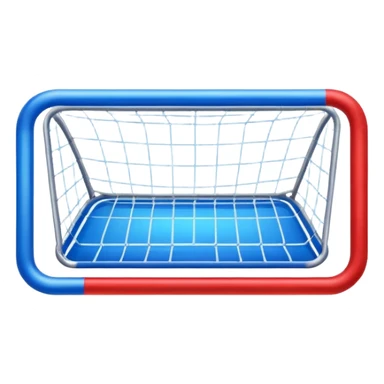  “Goal” sign blue (#00A3E0) and red (#F9423A)  sticker