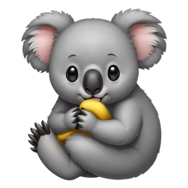 Koala bear biting it’s nails like it’s nervous  sticker